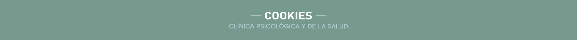 Cookies Catalina Poza Santos. Psicología, Terapias Individuales y de Pareja, Terapia Infantil / Adolescentes, Psicodermatología